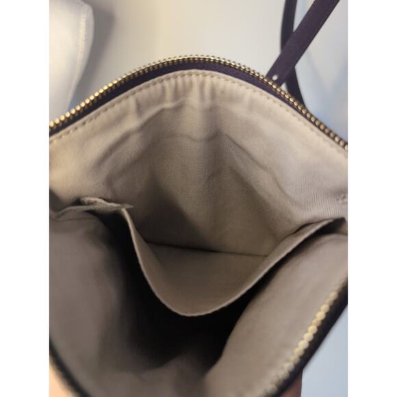 Coach Legacy purple eggplant crossbody leather purse - Picture 6 of 14